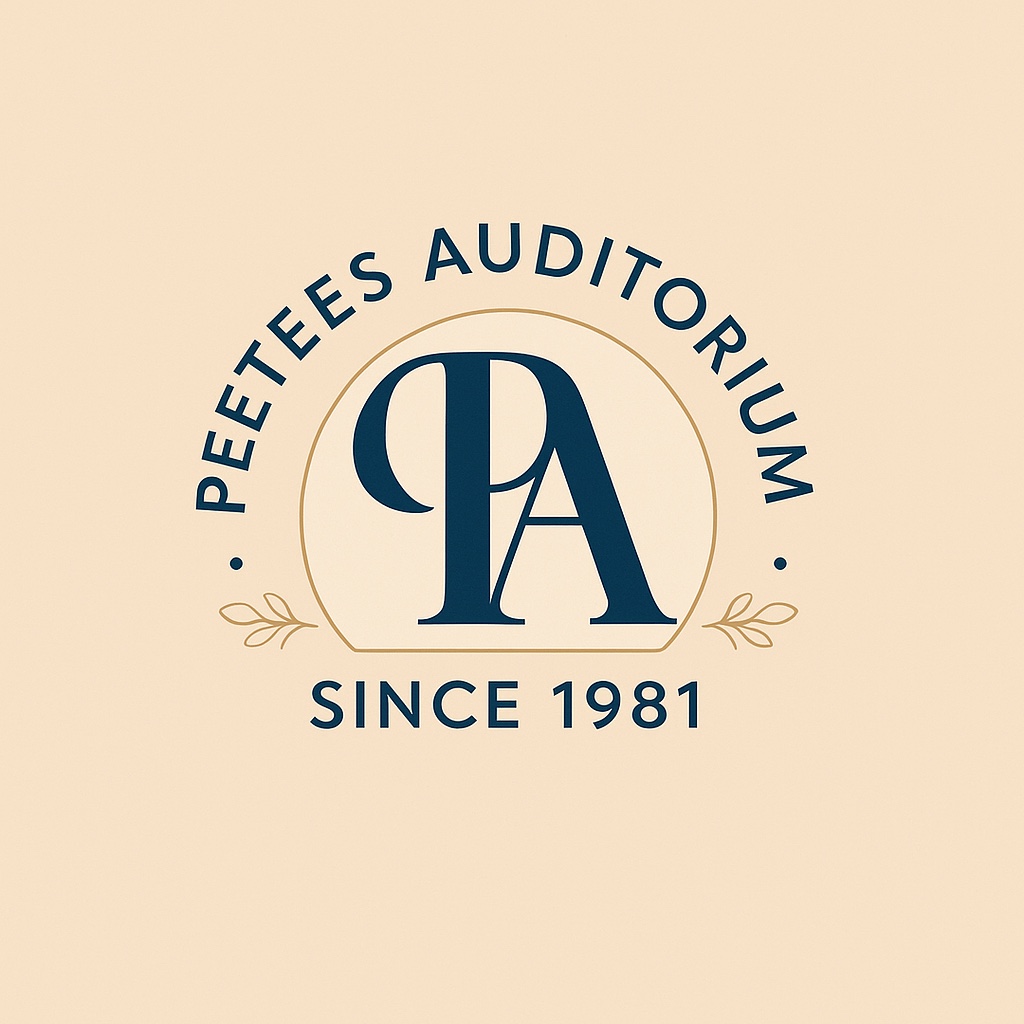 Peetees Auditorium logo